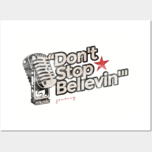 Don't Stop Believin' - Greatest Karaoke Songs Posters and Art